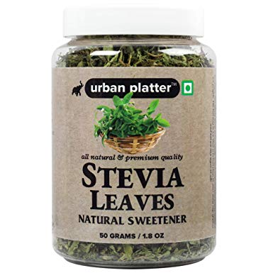 Urban Platter Stevia Leaves, 50g / 1.8oz [All Natural, Premium Quality, Sweetener]