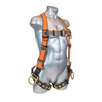 Warthog 5 – Point Full Body Universal Harness with Side D-Rings and Tongue Buckle Legs (XL-XXL)