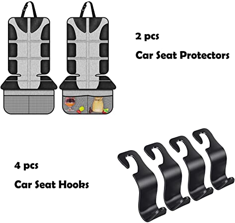 Car Seat Protectors and Car Seat Hooks