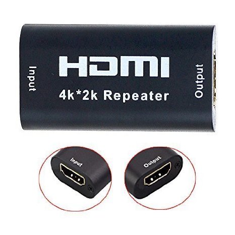 Optimal Shop New Mini HDMI Repeater Extender 130FT 40M Support 4K 2K 3D 1080P Full HD 34G bps Switch