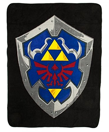 Nintendo Zelda Shield Throw Blanket