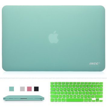 iXCC Apple MacBook Pro 13 inch Without Retina Display Laptop Ultra Slim Hard Shell Protective Case Cover with Keyboard Skin  Model A1278  - Green