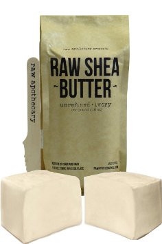 Raw Apothecary Unrefined Raw Shea Butter Ivory 16oz
