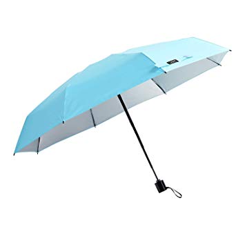 G4Free Compact Travel Umbrella Ultra Lightweight Mini Compact Sun Umbrella Small Portable UV Protection Travel Umbrella for Men Women Girl Child