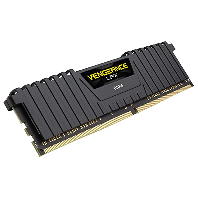 Corsair Vengeance LPX 8GB (1x8GB) DDR4 3600 (PC4-28800) C18 Optimized for AMD Ryzen - Black