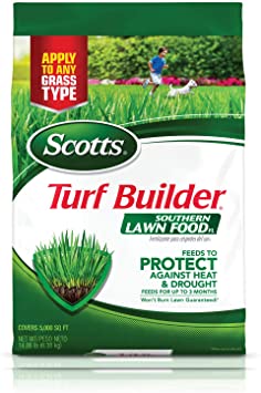 Scotts 20220 Turf Builder Southern FoodFL-5,000 sq. ft. Lawn Fertilizer Protects Against Heat and Drought, 14.06 lbs