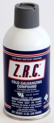 ZRC Cold Galvanizing Compound 12 Oz Aerosol Can... 95% Zinc (Z.R.C.) 10000