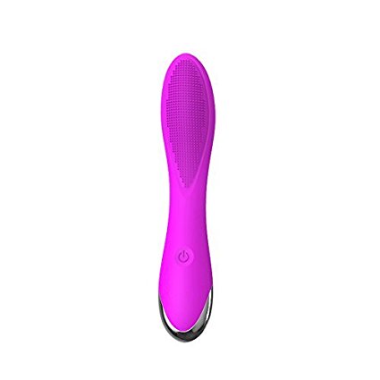 Olina 20-Speed Vibration Cordless Rechargeable Electric Massager with Nubby Head, Various Colors (Purple) …