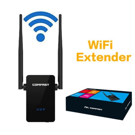 Comfast 800N 300Mbps Wireless-N Range Extender WiFi Repeater Full coverage Backward Compatible with 802.11b/g Product
