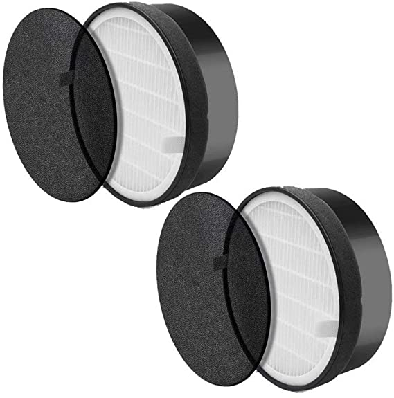 Replacement True HEPA with Activated Carbon Filters Set Fit for Levoit Air Purifier LV-H132, LV-H132-RF