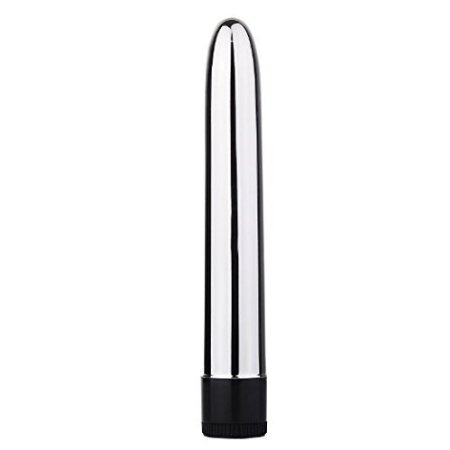 7 Inch Powerful Multi-Speed Bullet Vibrator Female Personal Massager Clitoral Stimulation Sex Toy(Silver)