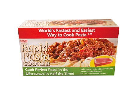 Rapid Pasta Cooker - Cook Perfect Pasta in the Microwave in Half the Time!