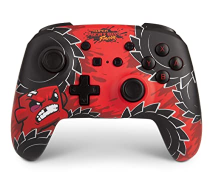 PowerA Enhanced Wireless Controller for Nintendo Switch - Meat Boy, Nintendo Switch Lite, Gamepad, Game Controller, Bluetooth Controller, AA - Nintendo Switch