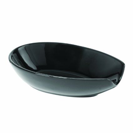 Oggi 54293 Ceramic Spoon Rest Black