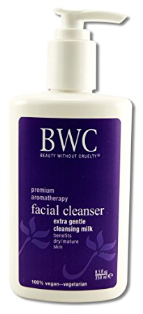 Beauty without Cruelty Facial Cleansing Milk, Extra Gentle, 8.5-Ounce
