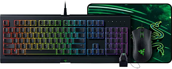 Razer 3-Piece Gaming Bundle: Cynosa Pro Keyboard, DeathAdder Mouse and Goliathus Speed Mouse Pad