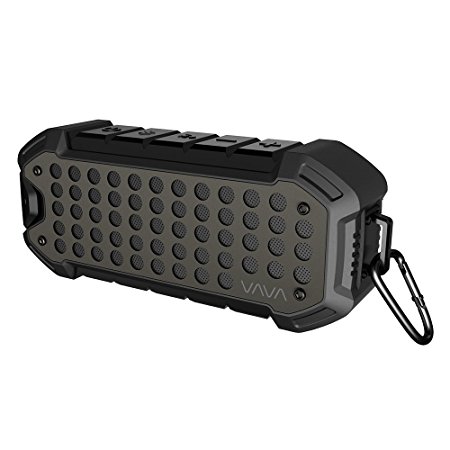 Bluetooth Speakers (24 Hour 5200mAh Loud Speaker) VAVA VOOM 23 Outdoor Rugged Wireless Portable Speaker (IPX6 Weatherproof, Dual Bluetooth 4.1 & 3.5 mm AUX Port)