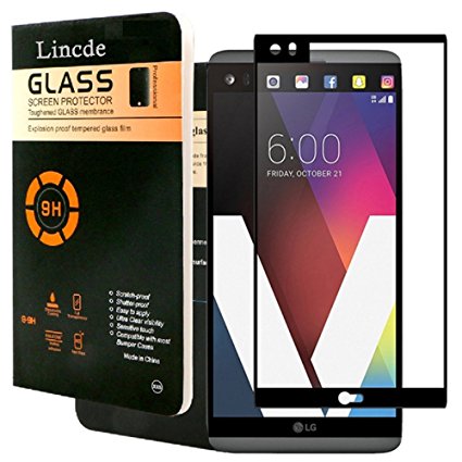 LG V20 Screen Protector,LG V20 Glass Screen Protector,Linycase Full Coverage Super HD Clear,Anti-Scratch,Easy Installation 3D Tempered Glass Screen Protector LG V20-1 Pack