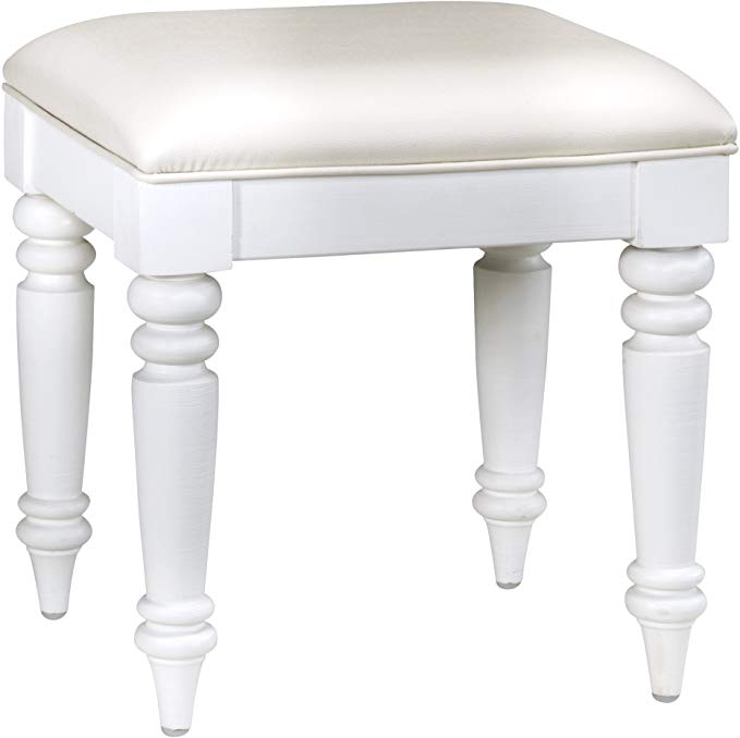 Bermuda White Vanity Bench by Home Styles