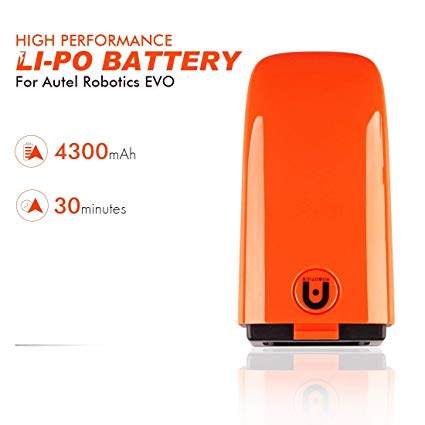 Autel Robotics EVO 13.05V Li-Po Battery 4300mAh Power Bank Up to 30 Minutes Flight Time Support Autel EVO Drone Mini Quadcopter