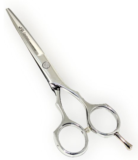 Equinox Barber and Salon Styling Series - Barber Hair Cutting ScissorsShears - 60 Overall Length - Detachable Finger Rest - High Quality Stainless Steel