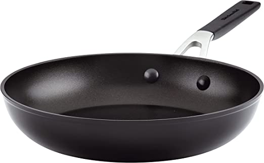 KitchenAid Hard Anodized Nonstick Frying Pan/Skillet, 10 Inch, Onyx Black