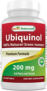 Best Naturals High Absorption Ubiquinol 200 mg 60 Softgels