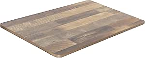 VIVO Reclaimed Wood Universal 48 x 30 inch Solid One-Piece Table Top for Standard and Sit to Stand Height Adjustable Home and Office Desk Frames, DESK-TOP48-30P