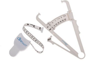 Care Touch Skinfold Body Fat Caliper Set Care Touch Measure Tape Included
