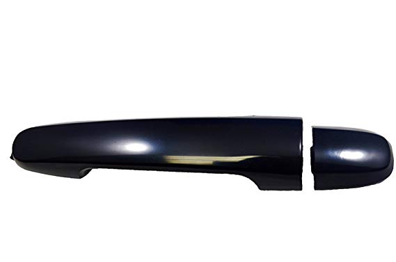 Eynpire 8014 Exterior Outside Outer Smooth Black Door Handle for Rear Left/Rear Right/Front Right - without Keyhole