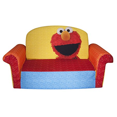 Marshmallow Furniture Elmo/Sesame Flip Open Sofa