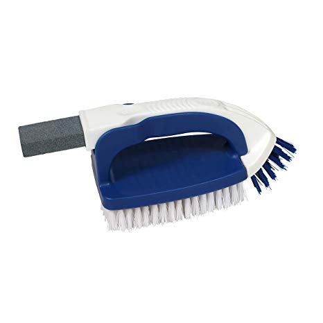 Milliard Scrub Brush - 3 in 1 - Includes Corner Brush and Pumice Stone Cleaner - for All Purpose Cleaning