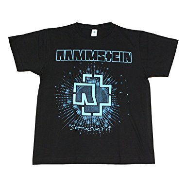 RAMMSTEIN Band Men's T-Shirt Blue Logo
