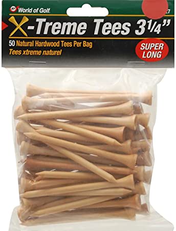 JEF WORLD OF GOLF Gifts and Gallery, Inc. 3 1/4-Inch Extreme Tee - 50 Pack