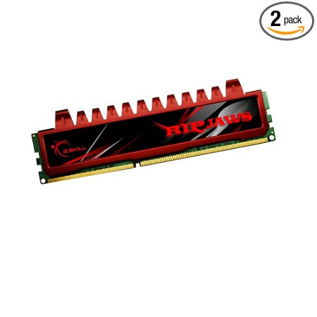 GSkill 8GB 2 x 4GB DDR3 PC3-12800 1600MHz Ripjaws Series 9-9-9-24 Dual Channel kit F3-12800CL9D-8GBRL