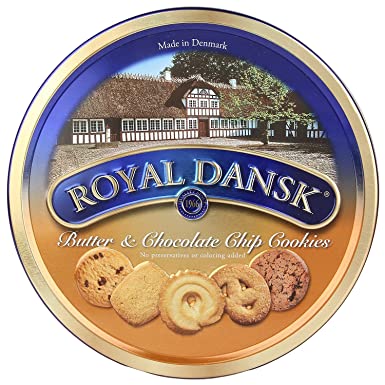Royal Dansk Butter and Chocochip Chips Cookies, 400g