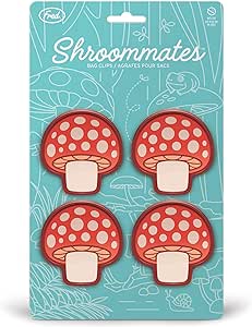 SHROOMATES, Mushroom Bag Clips, Set of 4