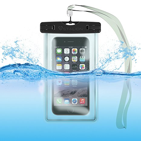 Stalion Sports Universal Water Safe Pouch With 100 Feet IPX8 Certified, Touch Responsive Screen, Camera Hole, Neck Strap for All Smartphones