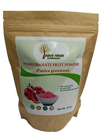 100% Pure Pomegranate Fruit Powder, 16 oz, Eco-friendly pouch, Air tight & Resealable