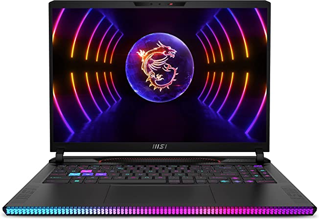 MSI Raider GE68Hx 16" QHD  240Hz Gaming Laptop: Intel Core i9-13950HX, RTX 4070, 32GB DDR5, 2TB NVMe SSD, Thunderbolt 4, USB-Type C, Cooler Boost 5, Win 11 Pro: Black 13VG-047US