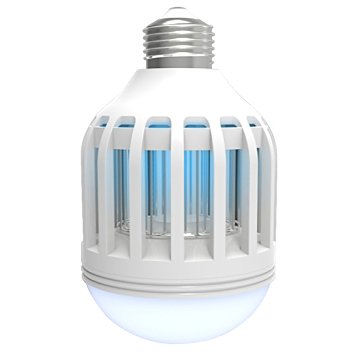 Zap Master 2-in-1 Mosquito Zapper & Energy Efficient Porch LED Light Bulb -Indoor/Outdoor Flying Insect Killer