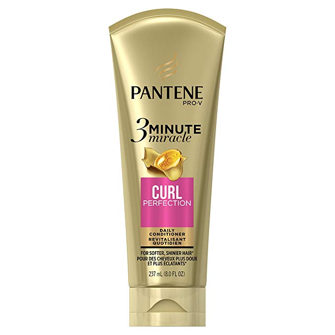 Pantene Curl Perfection 3 Minute Miracle Daily Conditioner, 8.0 fl oz (Packaging May Vary)