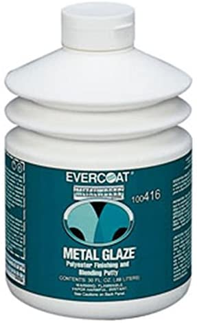 Fibreglass Evercoat 416 Metal Glaze Polyester Finishing and Blending Putty - 30 Oz. Pump