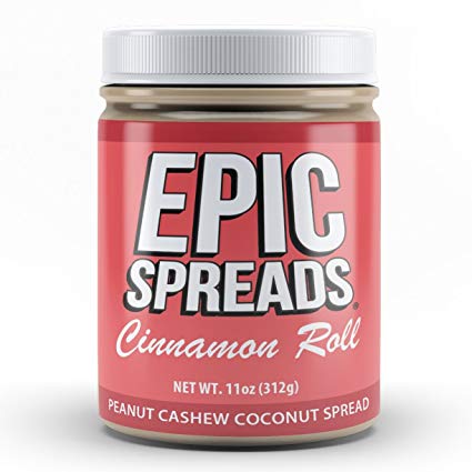 Epic Spreads Nut Butter (Cinnamon Roll Peanut Cashew Coconut)