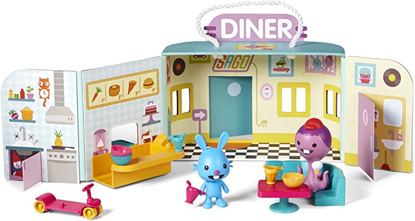 Sago Mini Portable Playset - Jack’s Diner, for Ages 3 and Up