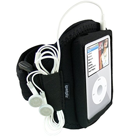 iGadgitz Water Resistant Neoprene Sports Gym Jogging Armband for Apple iPod Classic 80gb, 120gb & 160gb   iPod Video 30gb & 60gb