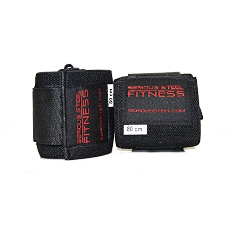 Serious Steel Heavy Duty Wrist Wraps