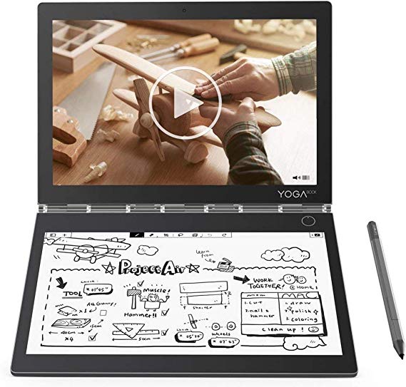 2019 Lenovo Yoga Book C930 2-in-1 10.8" QHD Touchscreen Tablet Laptop Computer, Intel Core i5-7Y54 up to 3.2GHz, 4GB RAM, 128GB SSD, Active Pen, Touch E-Ink Keyboard, Fingerprint Reader, Windows 10