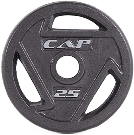 CAP Barbell 2-Inch Olympic Grip Plate (25 Lbs x 2)