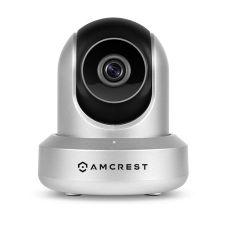Amcrest HDSeries 720P WiFi Wireless IP Security Surveillance Camera System - HD Megapixel 720P 1280TVL IPM-721S Silver